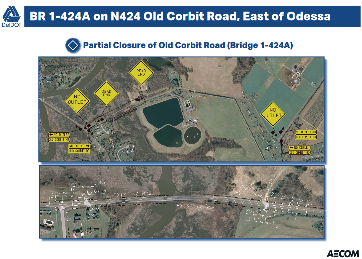 Old Corbitt Road Partial Closure Plans